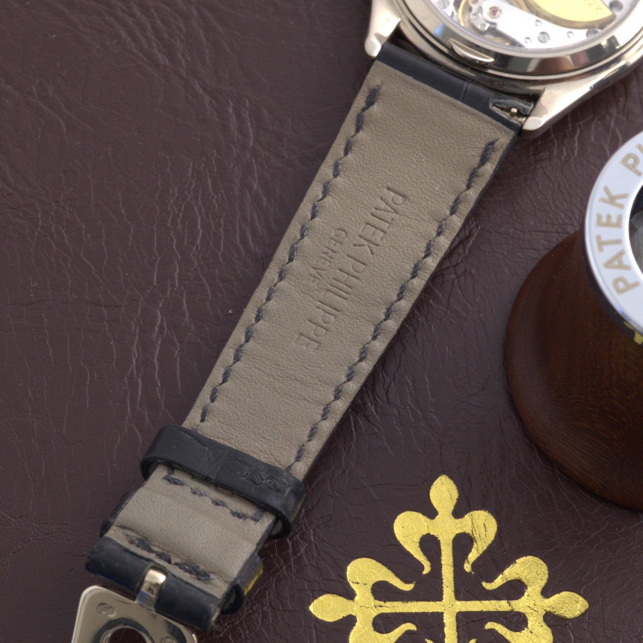 Patek Philippe Reference 5038G-001 – 1997 <br> Limited Edition of 500 <br> White-Gold Perpetual Calendar <br>Black Roman-Numeral Dial, Certificate of Origin and Full Set