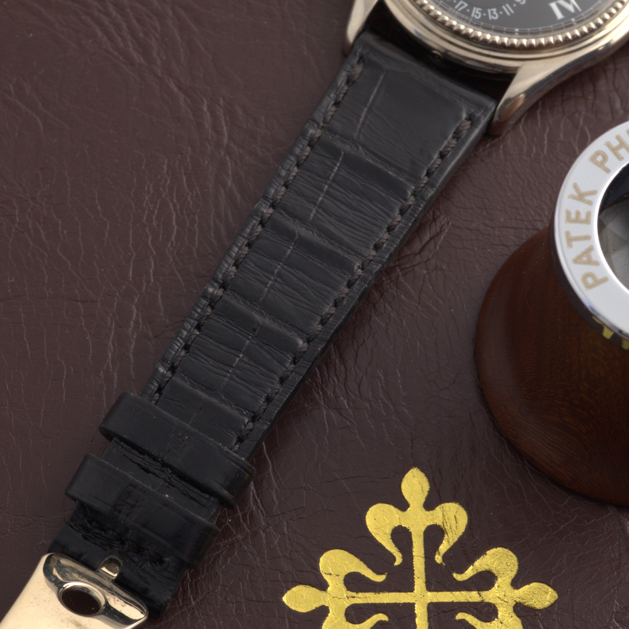 Patek Philippe Reference 5038G-001 – 1997 <br> Limited Edition of 500 <br> White-Gold Perpetual Calendar <br>Black Roman-Numeral Dial, Certificate of Origin and Full Set