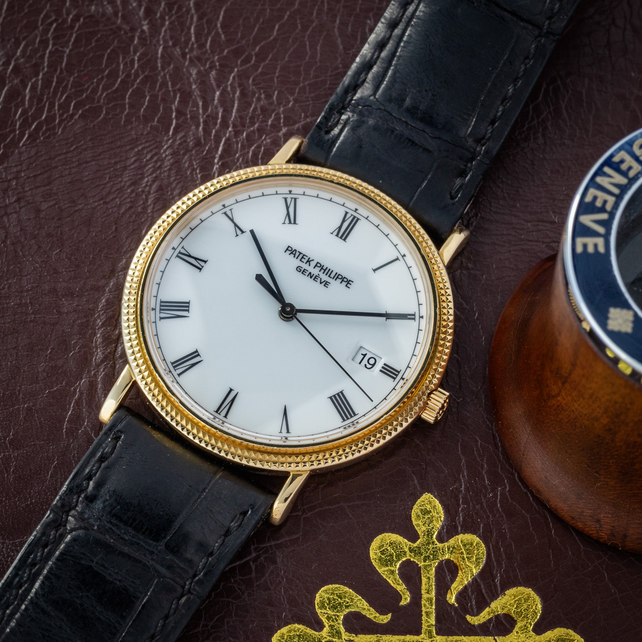 Patek - 3944J - 1986 <br>Time and Date <br>Certificate of Origin
