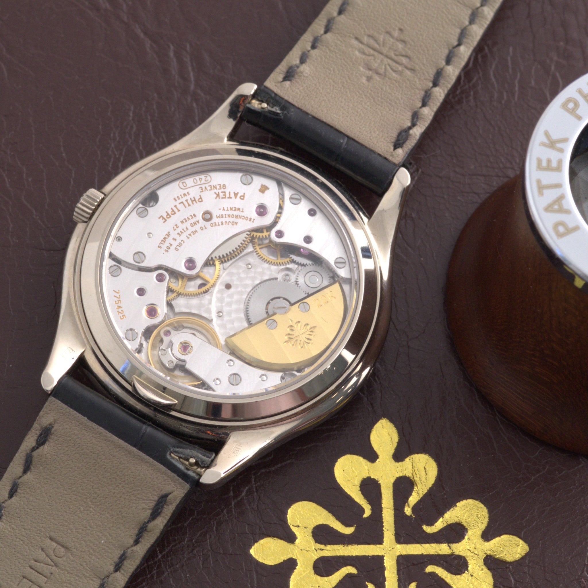Patek Philippe Reference 5038G-001 – 1997 <br> Limited Edition of 500 <br> White-Gold Perpetual Calendar <br>Black Roman-Numeral Dial, Certificate of Origin and Full Set