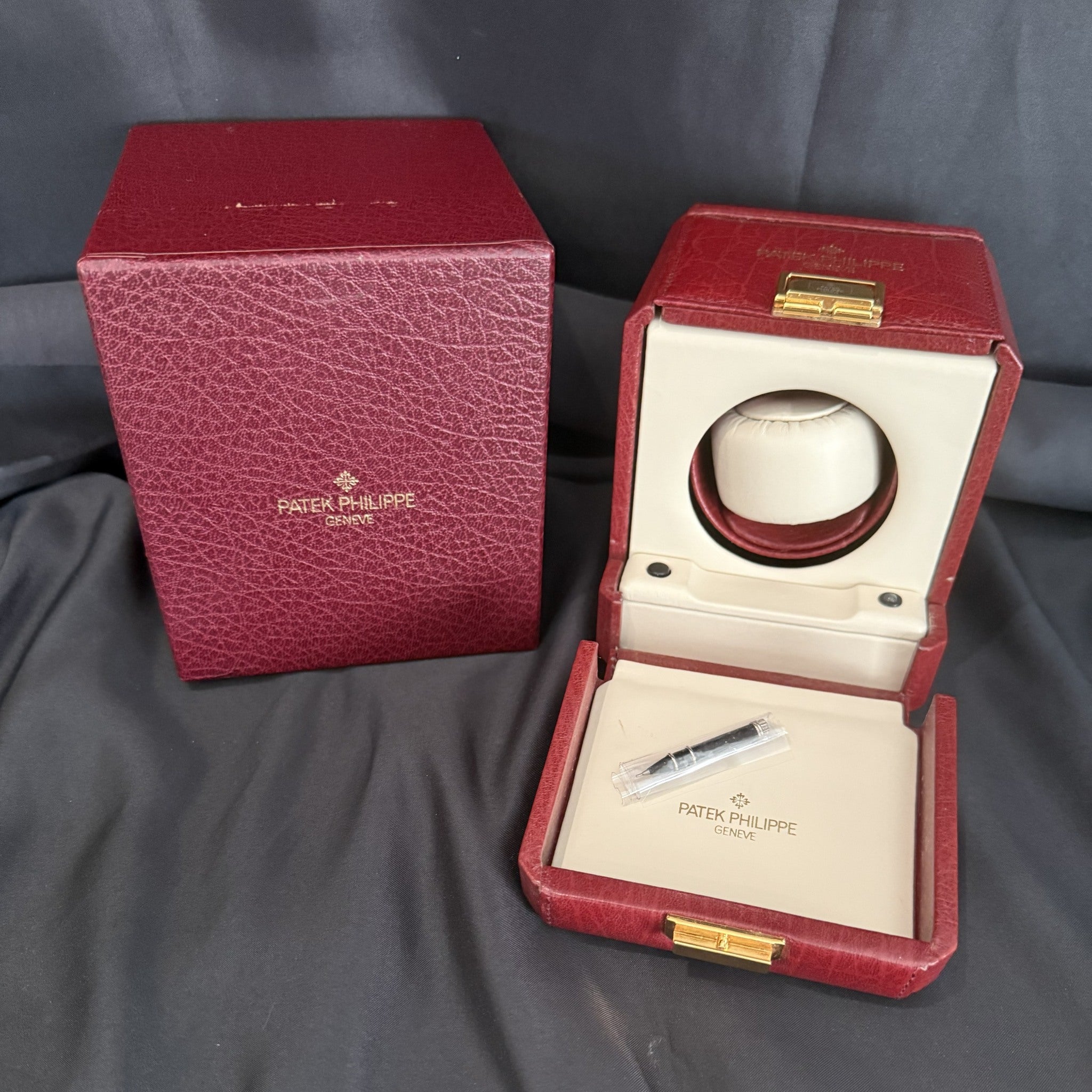 Patek Philippe Reference 5038G-001 – 1997 <br> Limited Edition of 500 <br> White-Gold Perpetual Calendar <br>Black Roman-Numeral Dial, Certificate of Origin and Full Set