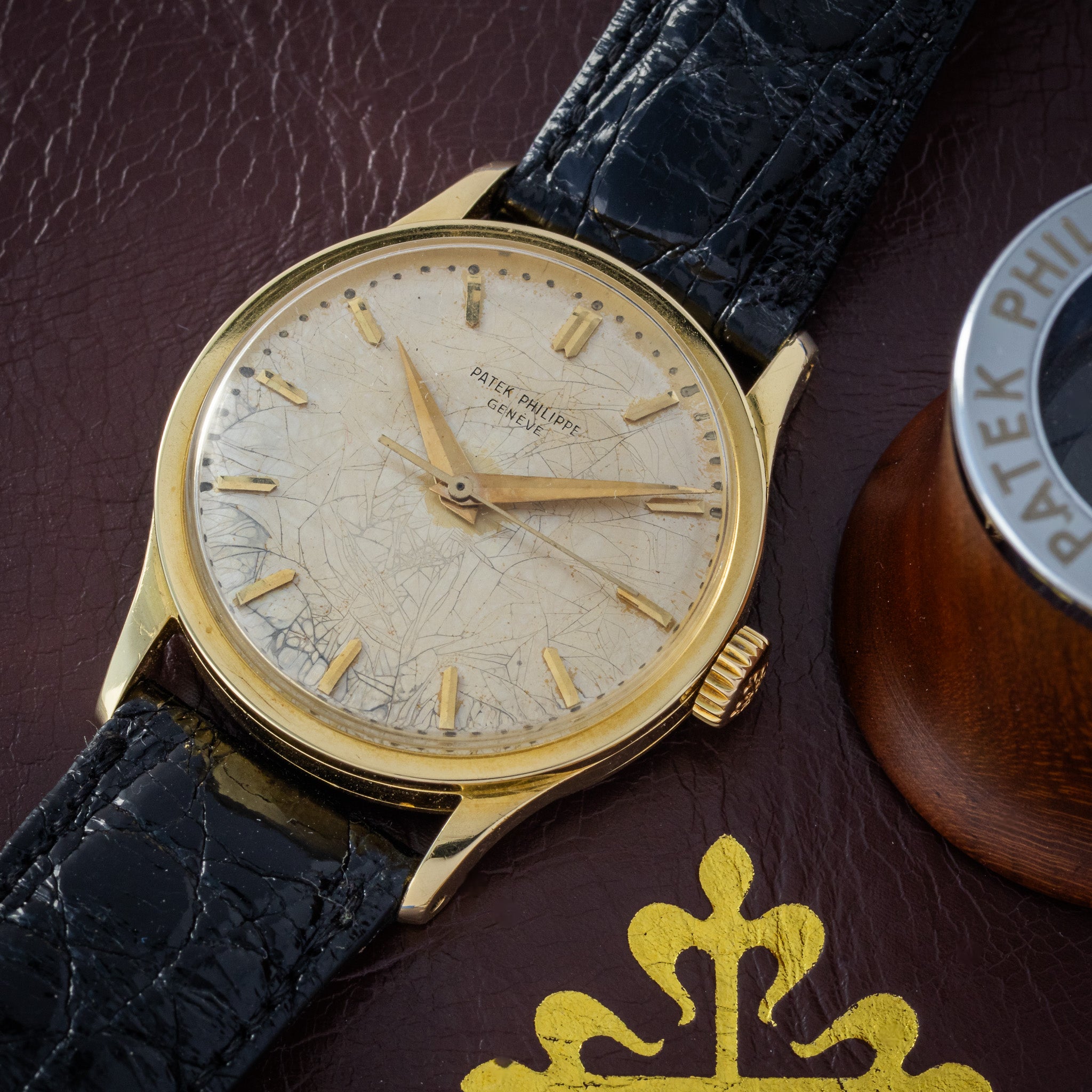 Patek -  570J - 1956 <br>Crazed Dial <br>Extract