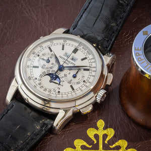 Patek Philippe - Reference 5970G - 2007 <br>White Gold Perpetual Calendar Chronograph <br>Certificate of Origin and Full Set