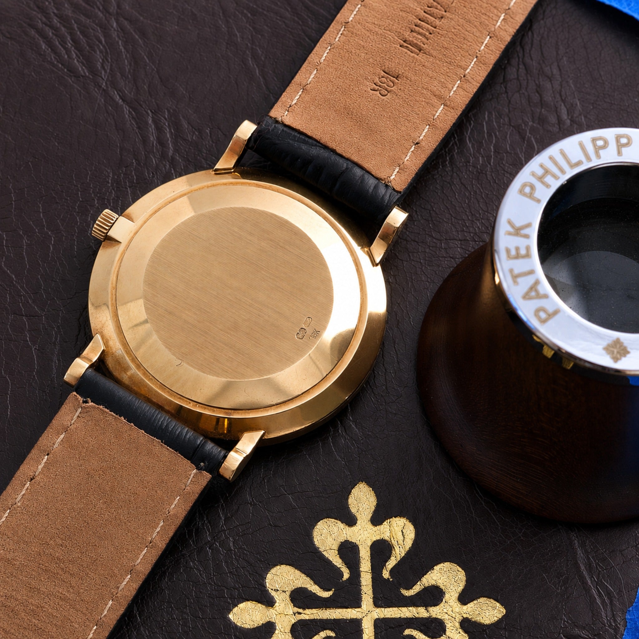 Patek Philippe Ref. 3919J "Clous de Paris" Calatrava, 1999 Full Set