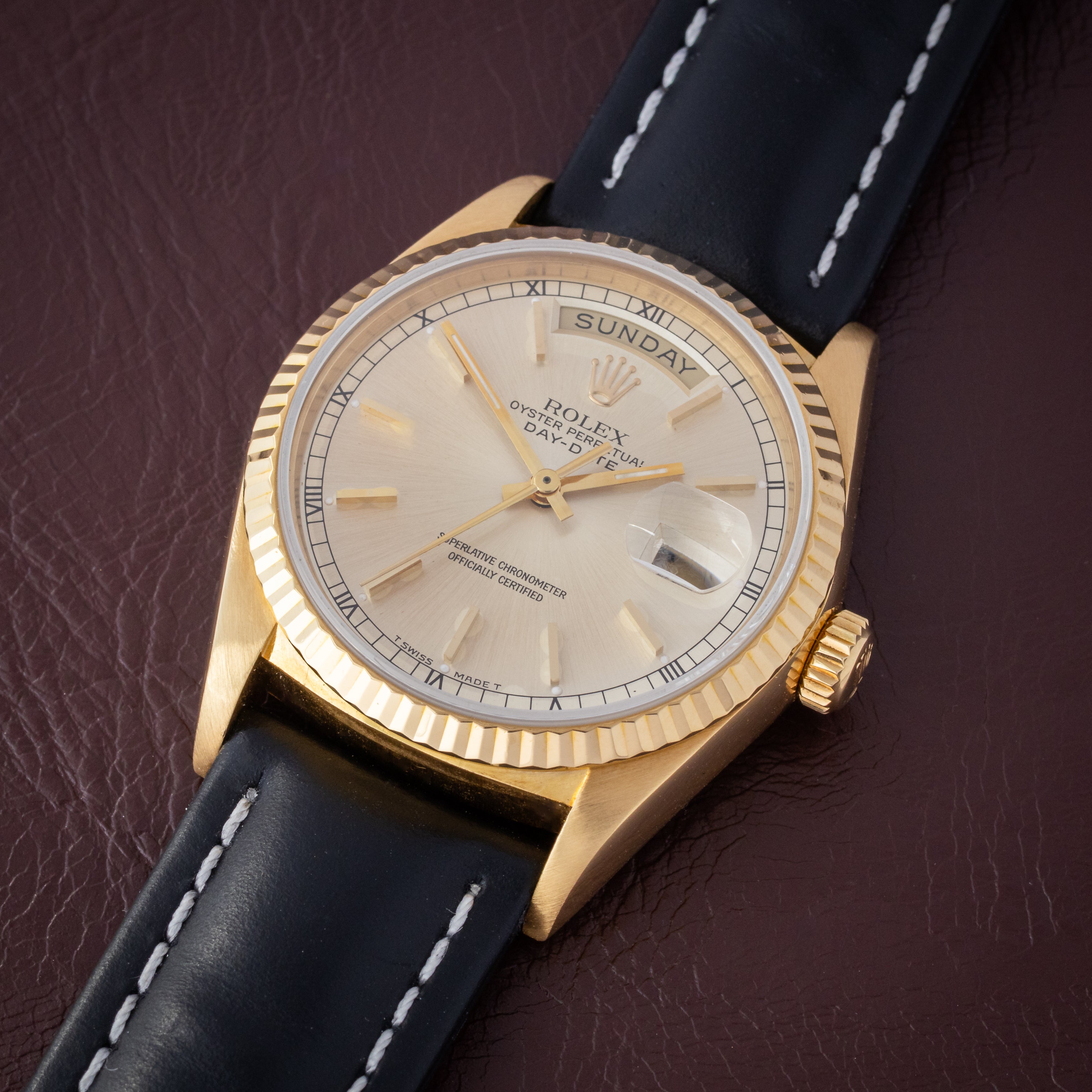 Rolex -  18038 - 1985 <br>Silver Dial <br>SOLD